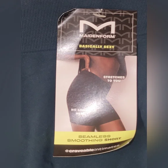 Maidenform Basically Sexy Seamless Smoothing Short - Dark Green Size 3XL - Picture 2 of 5